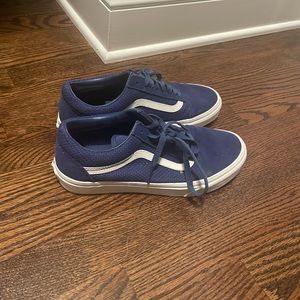 Women’s Blue Vans - barely worn